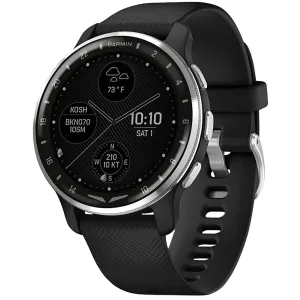Garmin 0100249609 Black Band AMOLED Display Compatible w/ iPhone/Android, Watch