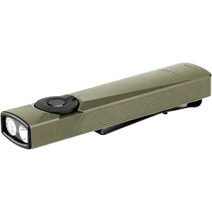Olightstore Usa Inc ARKFELDULTRACLASS3R Arkflex EDC Flashlight Olive Aluminum White Light LED 1400 Lumens 103 Meters Beam Distance