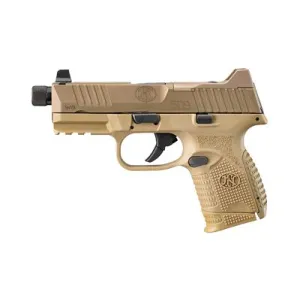 FN America FN509 Compact Tactical 66-100780, Semi-automatic, Striker Fired, Compact, 9MM, 4.32 in, Flat Dark Earth