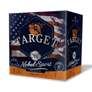 Nobel/Eurosports LLC ANSLR18 Target Low Recoil 12Gauge 2.75 1oz 8Shot 250/Box, Shotshell Lead Loads