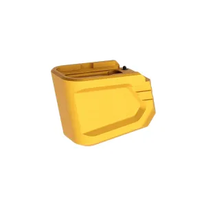 Tyrant CNC TDG19MAGEXGLD Magazine Extension Fits Glock 19/23 Gen 4/5 Gold Aerospace Grade Aluminum