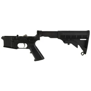 Sons Of Liberty Gun Works MILSPECLOWER Mil-Spec Complete Lower 5.56x45mm NATO, Black, M4 Style Stock, A2 Grip, LFT Trigger