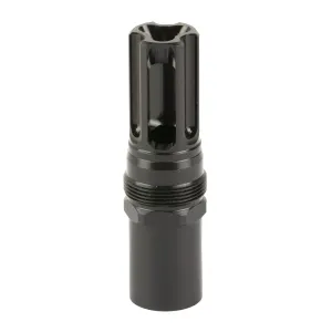 Liberty Precision Machine Eclipse, Flash Hider, 30 Caliber, 1/2X28 Thread Pitch, Compatible with .900 in-24 Mounts, 3.05 in Long for a 13.7 in Pin and Weld, Nitride Finish, Black LPM-2007