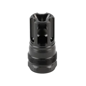 Liberty Precision Machine Eclipse, Flash Hider, 30 Caliber, 1/2X28 Thread Pitch, Compatible with .900 in-24 Mounts, Nitride Finish, Black LPM-2001