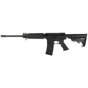 Rock River Arms CAR A4, Semi-automatic, AR, 223 Remington/556NATO, 16 in Barrel, A2 Flash Hider, Adjustable Gas Block, Black, A2 Grip, 6 Position Collapsible, Carbine Length Handguard, 30 Rounds, Two Stage Trigger, 1 Magazine, Includes Case AR1850