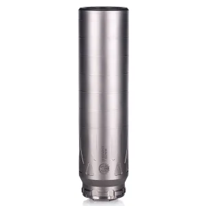 Dead Air NOMADTI Nomad TI Suppressor, 30 Cal, Rated Up To 300 Norma Mag, Black Cerakote Titanium, 5/8 in-24 tpi Direct Thread
