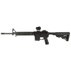 Springfield SAINT, Semi-auto, AR, 223REM/556NATO, 16 in Barrel, 1:8 Twist, A2 Flash Hider, Black Anodized Finish, B5 Mid-length Handguard with M-LOK, B5 Type 23 Pistol Grip, B5 Bravo Stock, A2 Front a