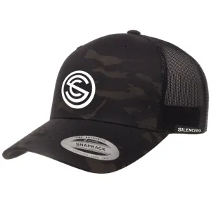 BK MultiCam Trucker Hat - White