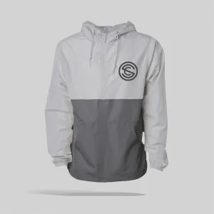 TWO-TONE 1/4 ZIP WINDBREAKER - XL