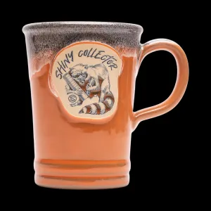 SHINY COLLECTOR DENEEN POTTERY 16 oz. COMMUTER MUG - Sunset Orange