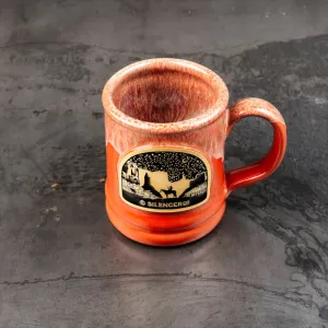 DENEEN POTTERY MUGS - Coral Red
