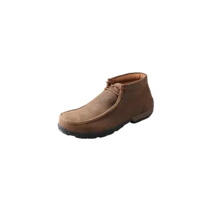 TWISTED X Mens Driving Distressed Saddle Moccasins (MDMW001)