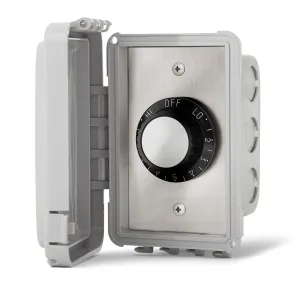 INFRATECH Input Regulator Single Flush Mount with Weatherproof Cover (14-4210)
