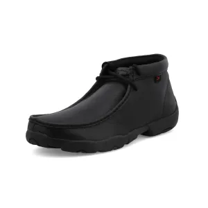 TWISTED X Mens Driving Softy Black Moccasins (MDM0016)