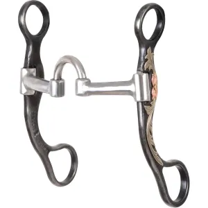 CLASSIC EQUINE Floral Scroll Tool Box Straight Shank Bit with Short Correction (TBBIT36SS61)