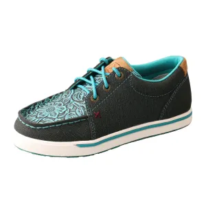 TWISTED X Kid's Kicks Dark Teal and Teal Casual Shoe (YCA0011)