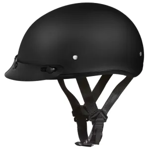 DAYTONA HELMETS D.O.T. Skull Cap Black Helmet