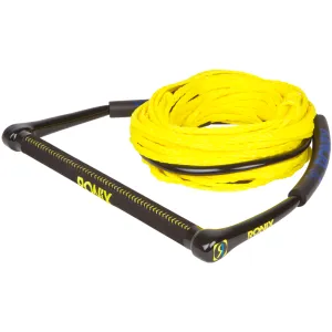 RONIX Kid's Combo 14in Hide Grip with 55ft 4-Section PE Rope (216137)