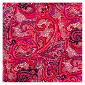 WYOMING TRADERS Paisley Regular Jacquard Silk Scarf