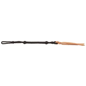 MUSTANG Nylon Braided Quirt with Leather End
