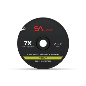 SCIENTIFIC ANGLERS Absolute Fluorocarbon Trout 30m Clear Tippet