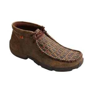 TWISTED X Mens Driving Cayman Print Moccasins (MDM0067)