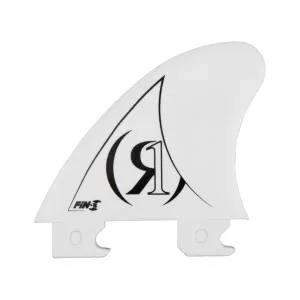 RONIX 3.0in Fin-S 2.0 Tool-Less Fiberglass 1-Pack White Center Surf Fin (219120)