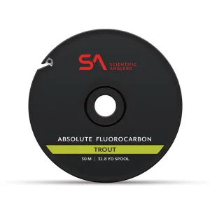 SCIENTIFIC ANGLERS Absolute Fluorocarbon Trout Supreme 30m 6x Clear Tippet (139038)
