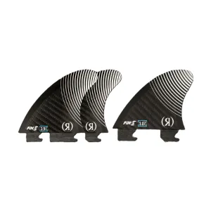 RONIX Floating Fin-S 2.0 Tool-Less Fiberglass 3-Pack 2-3.5in Outer/1-3in Center Surf Fin (219115)