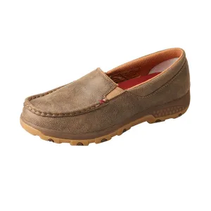 TWISTED X Womens Slip-On Bomber Driving Moc with CellStretch (WXC0004)