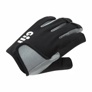 GILL Deckhand Black Short Finger Gloves (7043B)