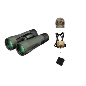 VORTEX Diamondback HD Binocular w/ GlassPak Harness Case, Multicam Camo Cap and Microfiber Cleaning Cloth