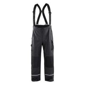 BLAKLADER 1387 Black Rain Pants with Reflective Details (138720039900)
