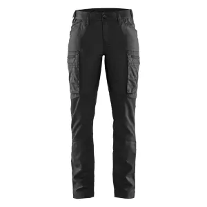 BLAKLADER Womens 7153 Service Stretch Black Pant (715318459900)