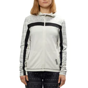 SWIX Women's Tista Full Zip Print Mid-Layer Top