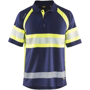 BLAKLADER Men's 34681051 Visibility Hi-Vis Short Sleeve US Polo (346810518933)