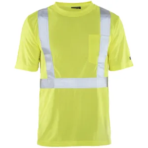 BLAKLADER Men's 3486 Hi-Vis Yellow T-Shirt (348610113300)