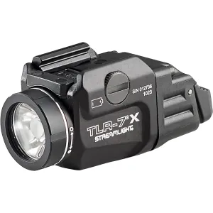 STREAMLIGHT TLR-7X Flex 500 Lumens Tactical Weapon Light with 12 Lithium Batteries (STR-69424-85177-BUNDLE)
