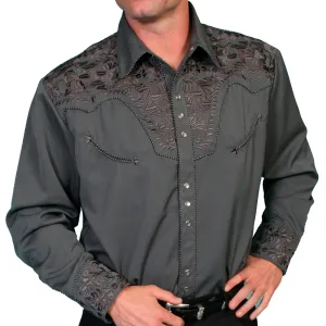 SCULLY Mens Western Apparel Long Sleeve Shirt
