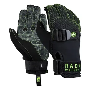 RADAR Hydro-K Matte Black and Volt Green Glove