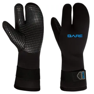 BARE Unisex 7mm Black 3-Finger Mitt (055936BLK)