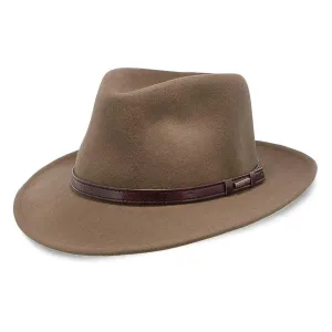STETSON Cruiser Crushable Wool Felt Fedora Hat (TWCRUR)