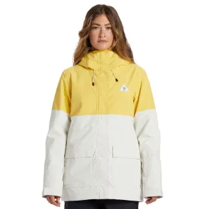 DC Women's Cruiser Cream Gold Technical Snow Jacket (ADJTJ03039-YHK0)