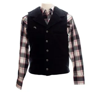 WYOMING TRADERS Men's Buckaroo Regular Wool Vest