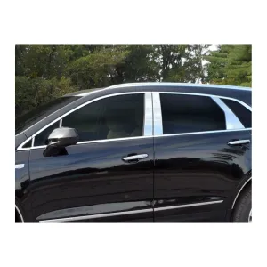 QAA Fits Cadillac XT5 2017-2023 10 piece Stainless Steel Pillar Post Trim (PP57262)