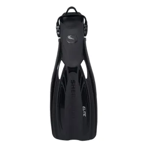 SHERWOOD SCUBA Elite Open Heel Black Fins (FN)