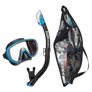 TUSA Serene Adult Mask and Snorkel Combo (UC-1625PQB)