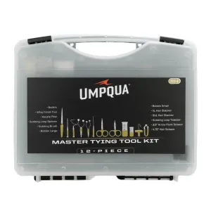 UMPQUA Dreamstream+ 12-Piece Tan Master Tying Tool Kit (33137)