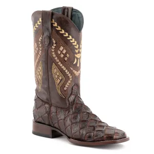 FERRINI Mens Bronco Square Toe Boots