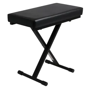 ULTIMATE SUPPORT JamStands Extra Capacity 300 LBS Keyboard Bench (JS-XB100-B)